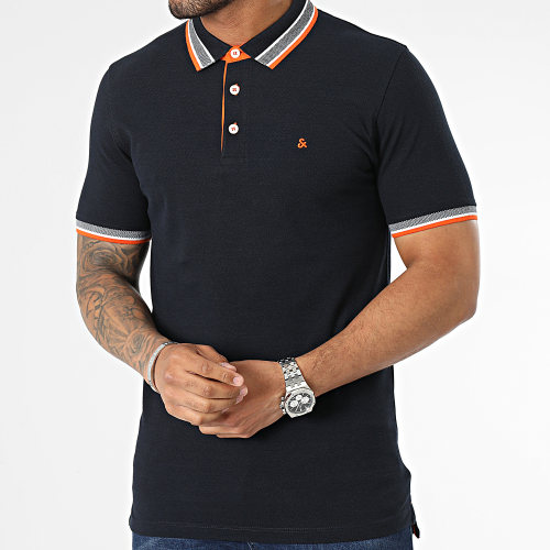 Polo Manches Courtes Paulos Bleu Marine