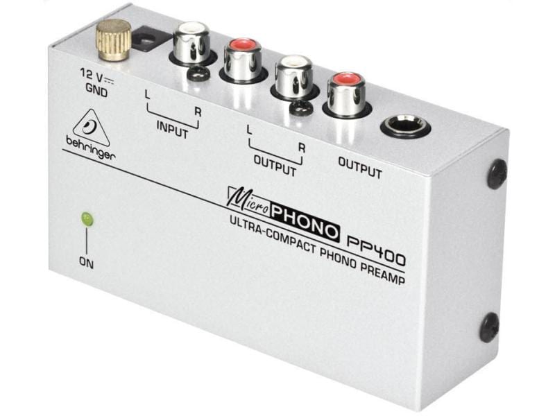 Behringer Vorverstärker Microphono PP400 Ultra-kompakter Phono-Vorverstärker