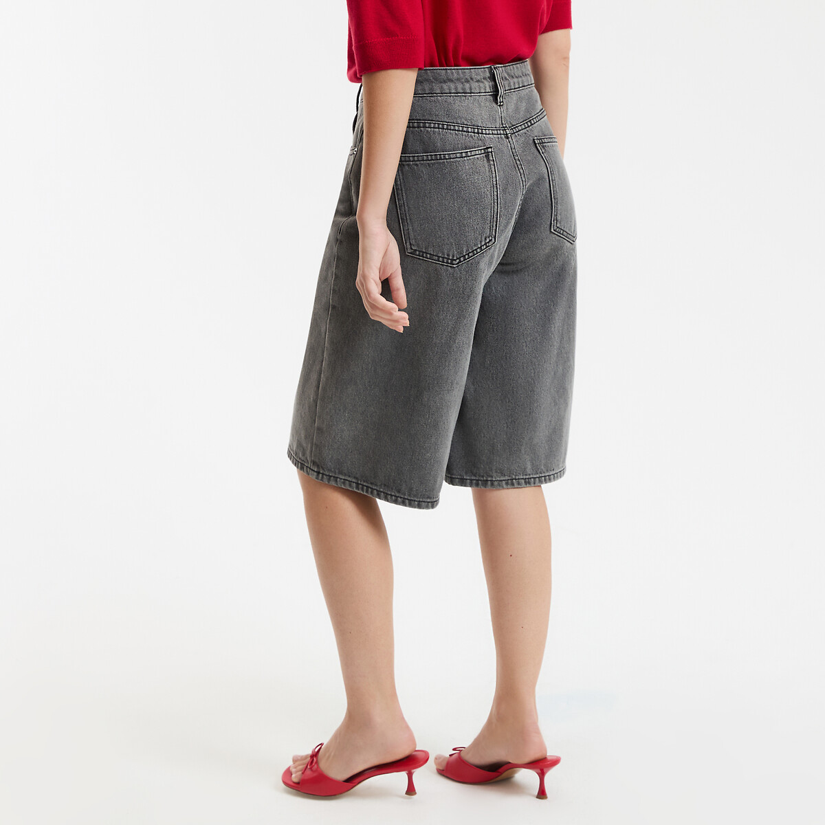 COLEÇÕES LA REDOUTE<br>Bermudas em ganga