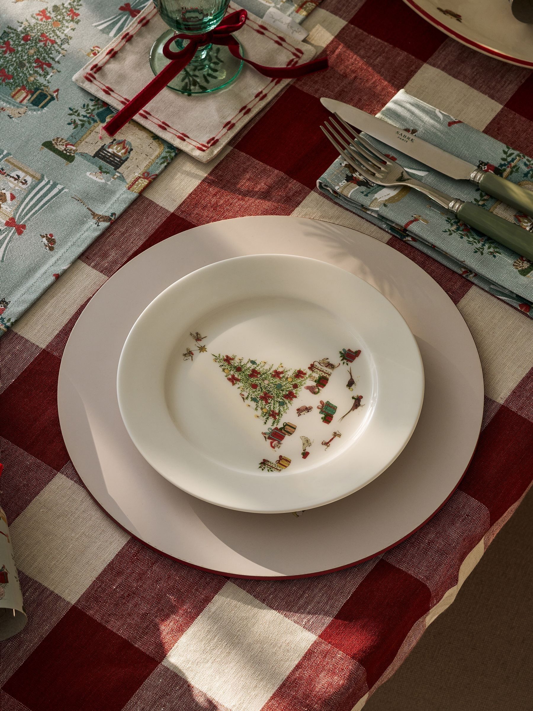 Sophie Allport Cosy Kerstmis China Bijgerecht Bord