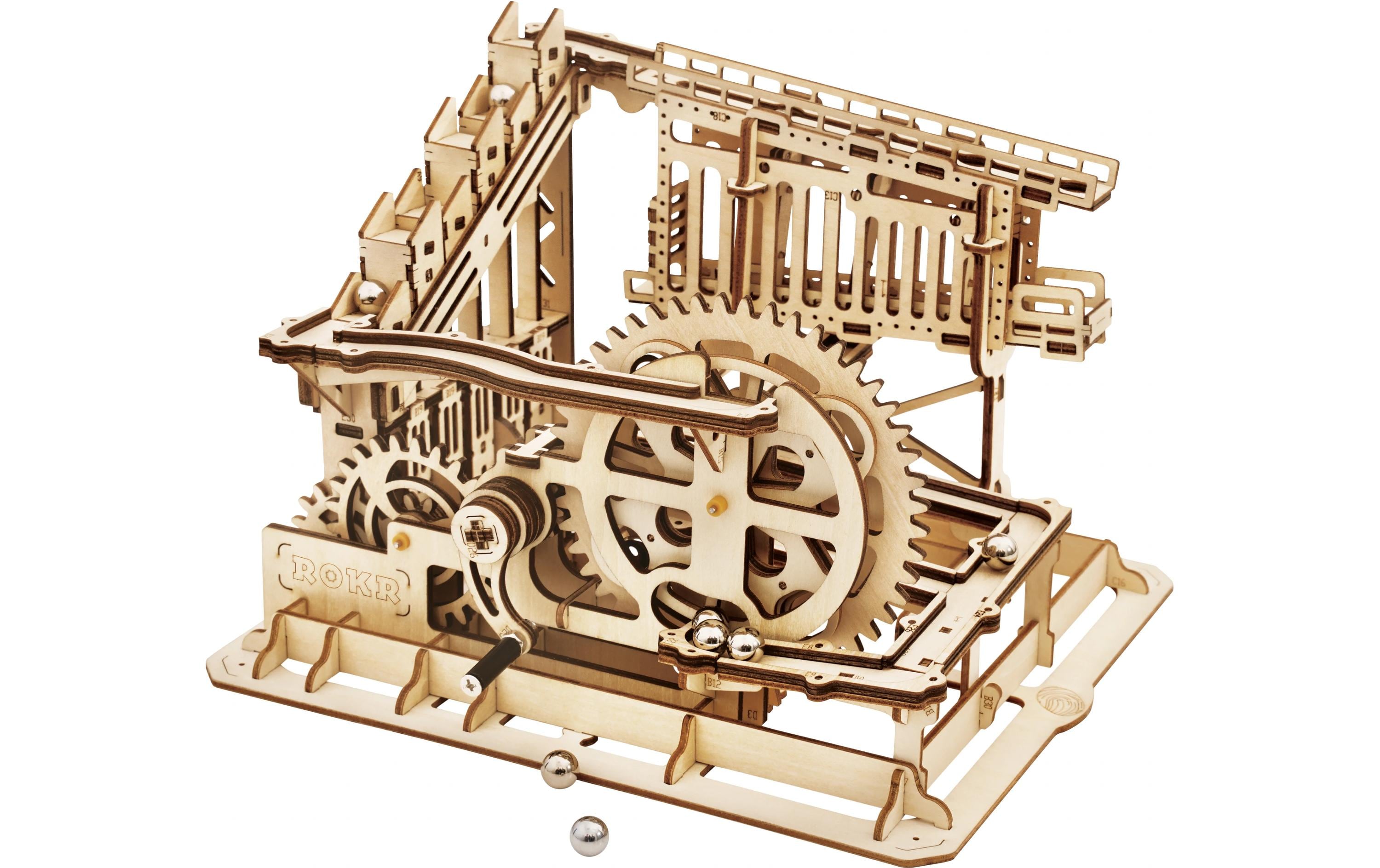 Bausatz Marble Squad3D-Puzzle aus lasergeschnittenen Holzteilen