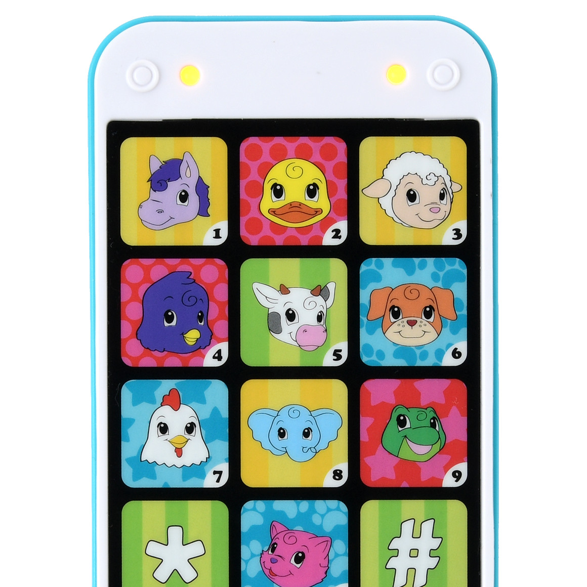 Simba Simba ABC Smartphone mit 10 Melodien hellblau