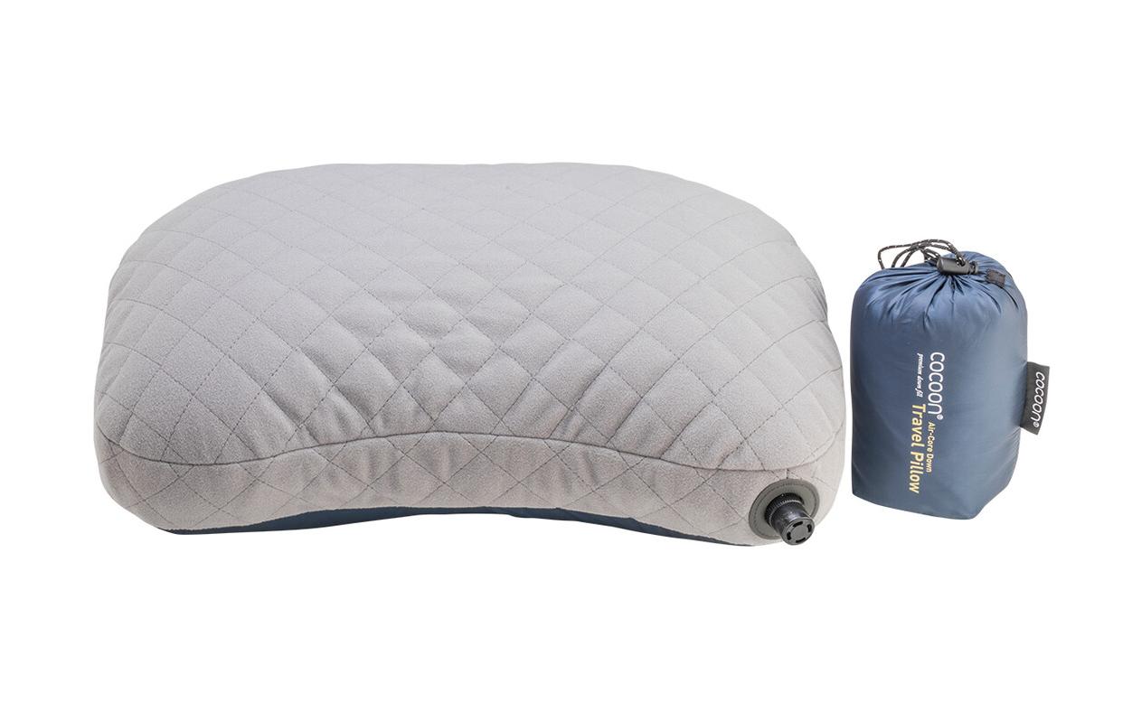 Air Core Down Pillow Dark Indigo/Grey, 30 cm x 41 cmReisekissen