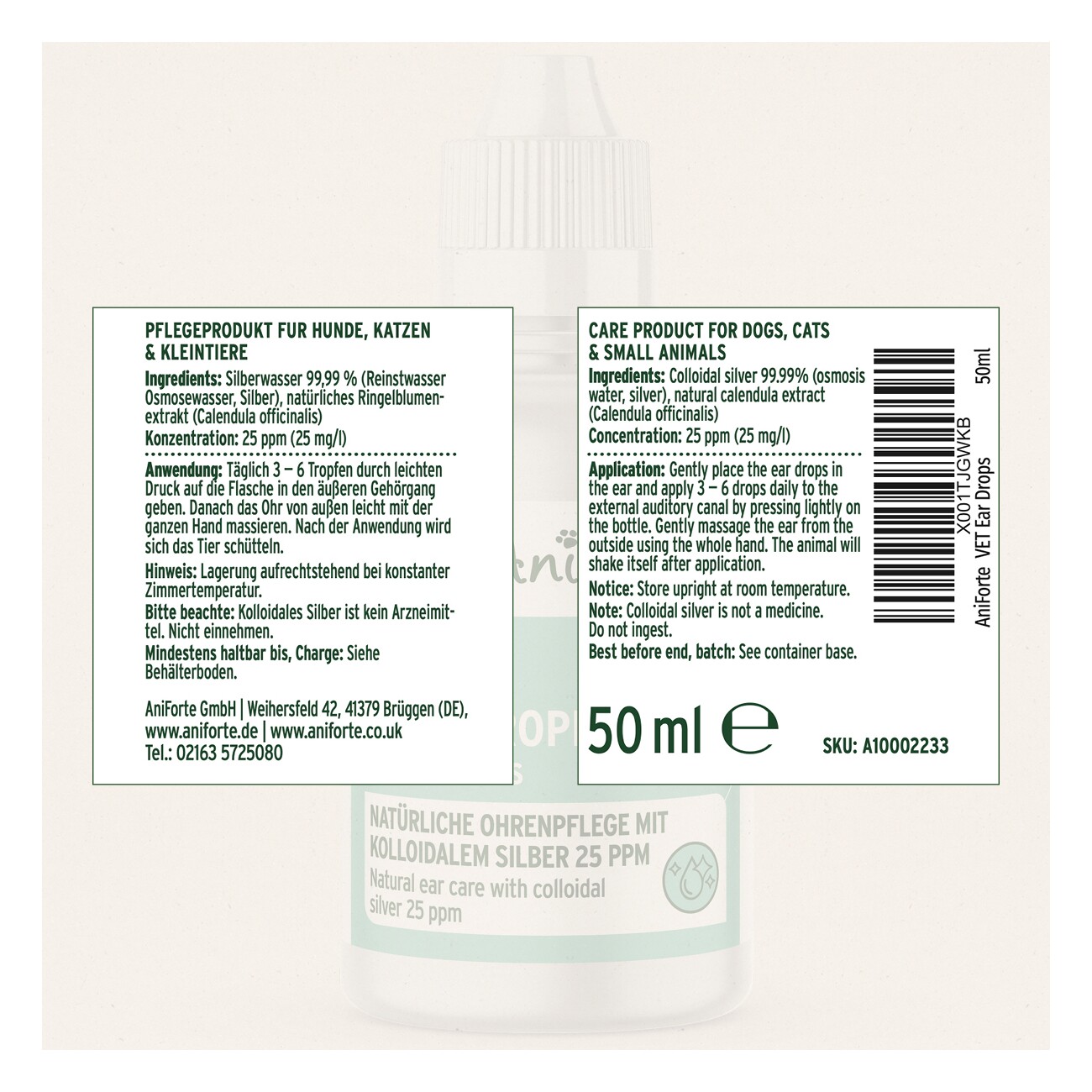 AniForte VET Ohrentropfen 50ml