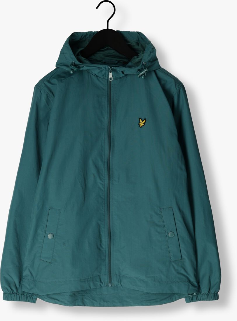 LYLE & SCOTT donkergroene lyle & scott jack zip through hooded jacket