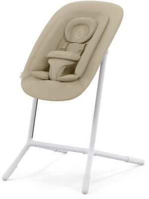 Cybex Lemo 4-in-1 Matstol Inkl. Babysitter, Babysett og Brikke, Sand White