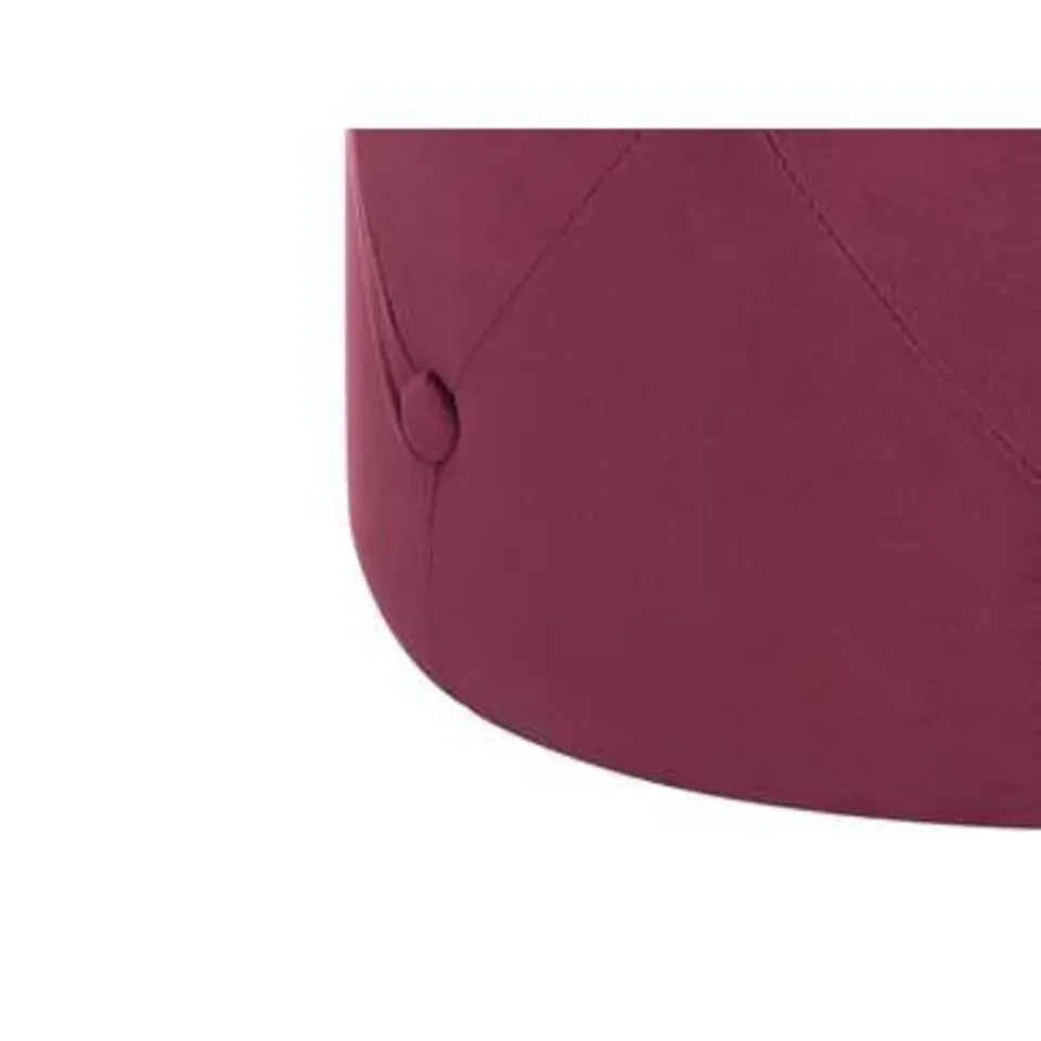 COROLLA - Poef - Rood - 40 cm - Fluweel