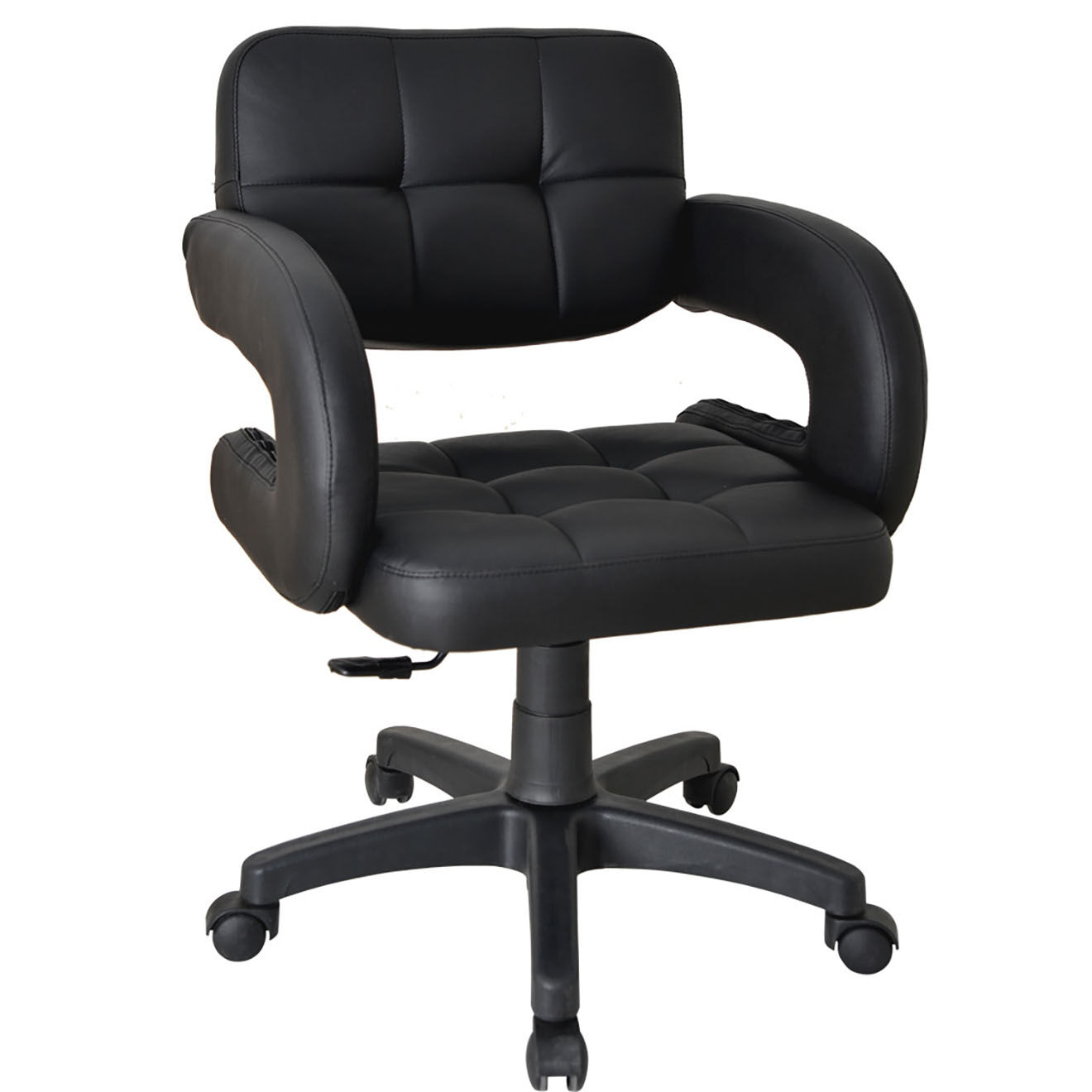 Homitis Chaise de bureau burocci noire - 58x110x58 cm