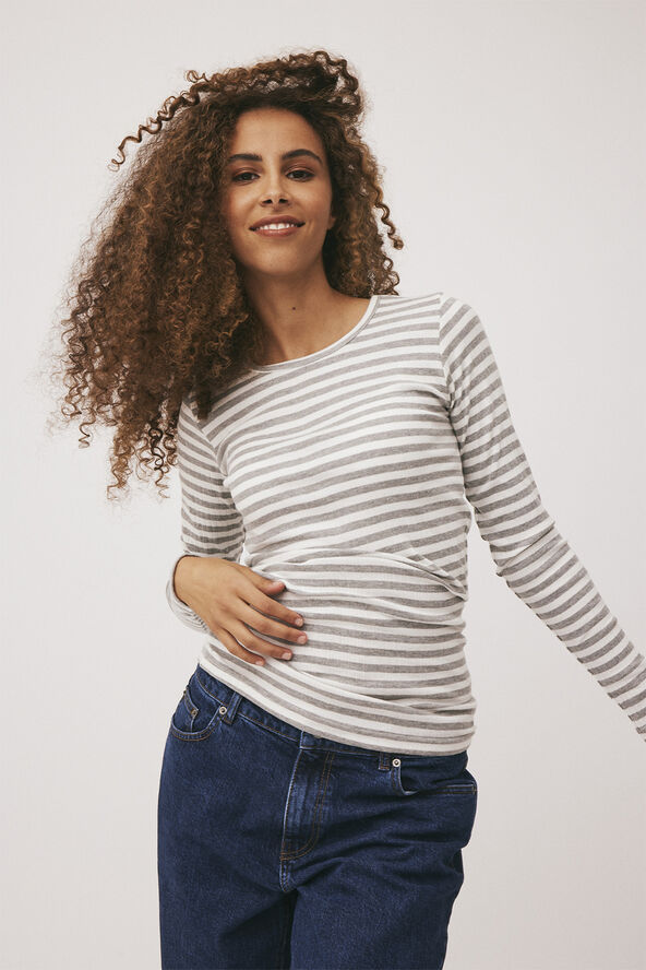 Magasin du Nord Collection Milla 1G Light grey mel / star white stripe