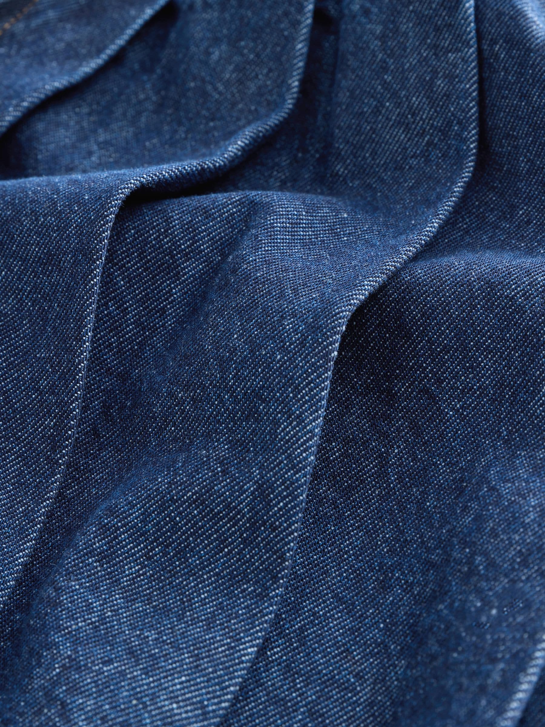 Donkere wassing - Geplooide denim rok (3-16jr)