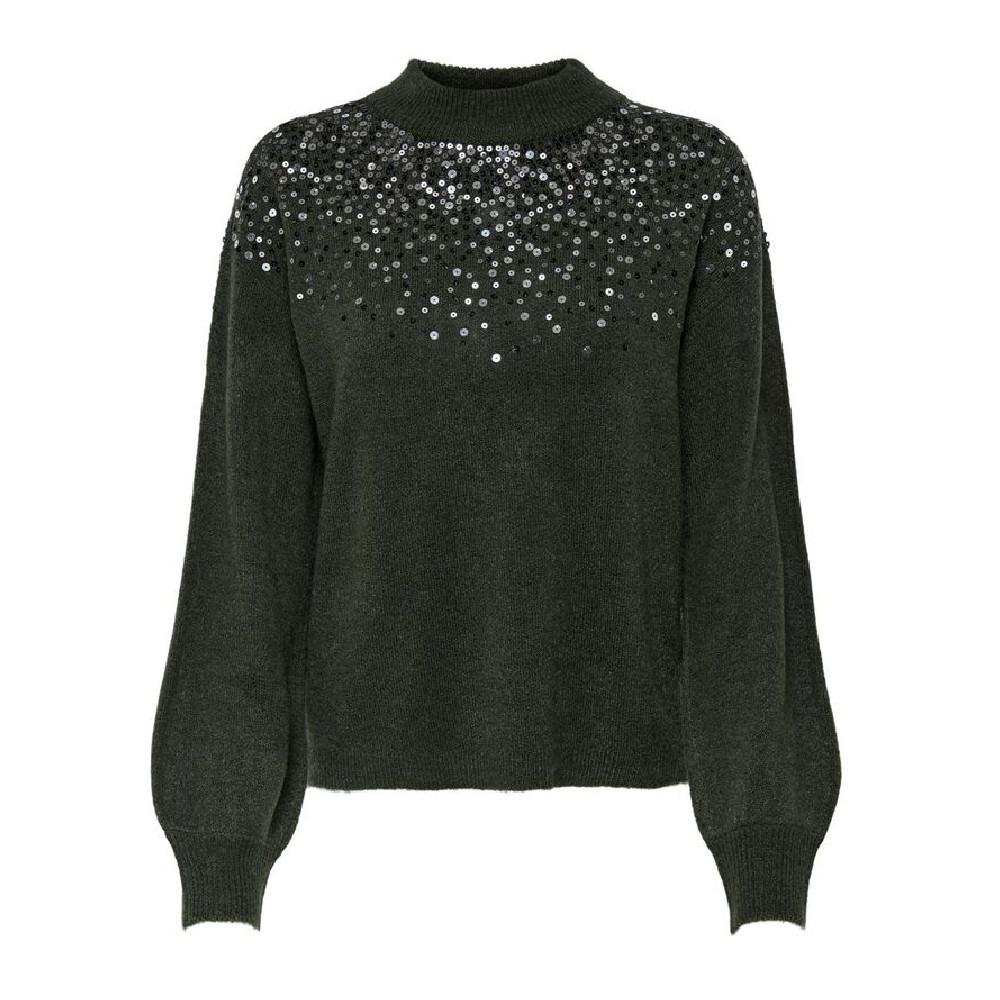 JDY Pull vert femme Jacqueline de Yong NEWESTSPARKLE