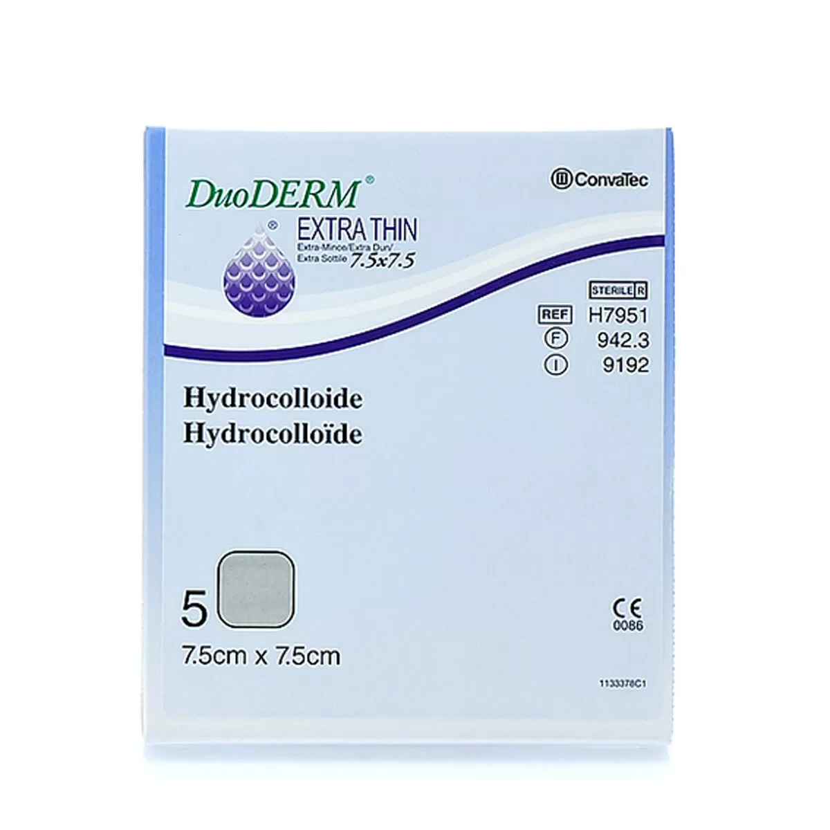 Duoderm Ekstra Thin 7,5x7,5 cm - 5 stk