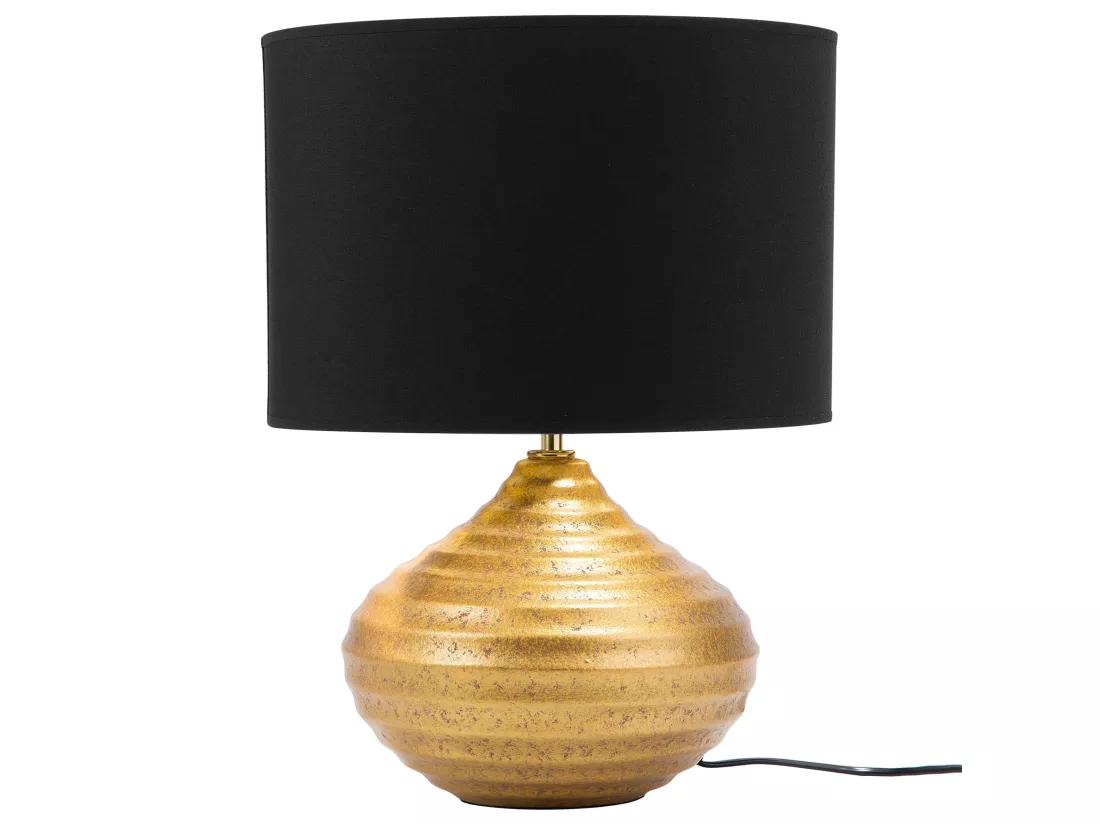 Lampe à poser KUBAN Céramique Doré