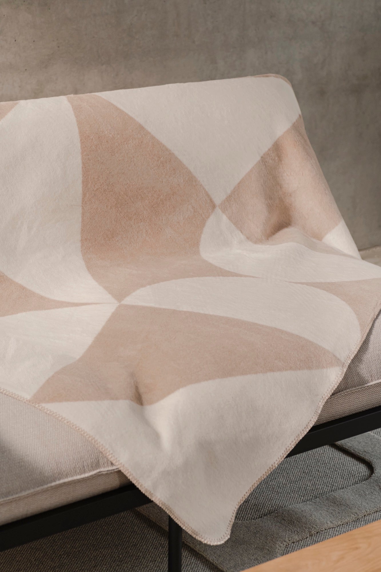 noo.ma TUL Katoenen deken - Creme Beige