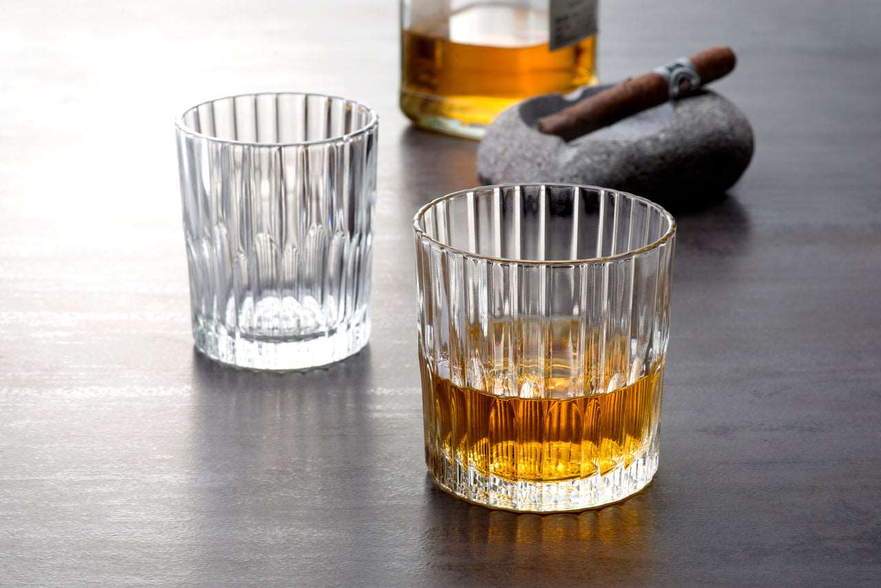 Verre à whisky transparent - Manhattan (Lot de 6)