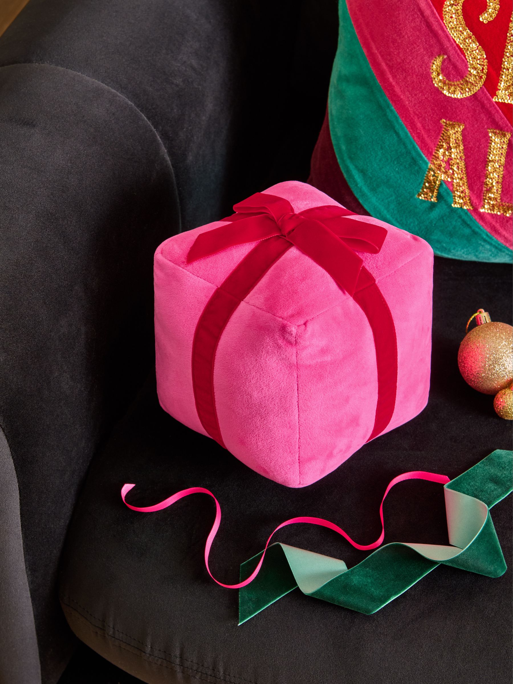 3D Kerstmis Cadeau Kussentje