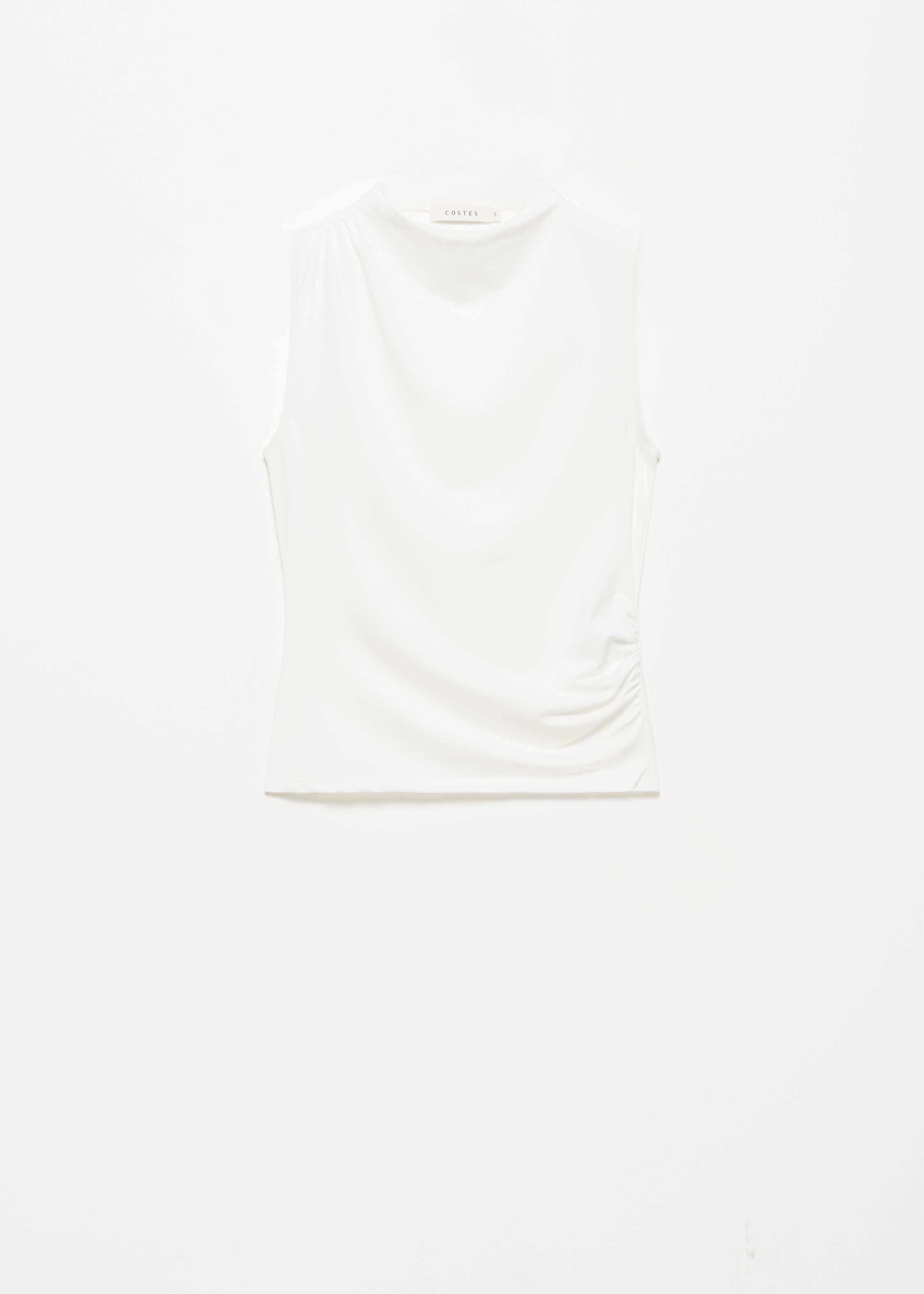 Halter top met drape