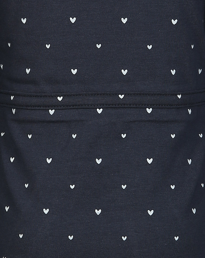 Langarm-Kleid NEVADA – HEARTS in navy