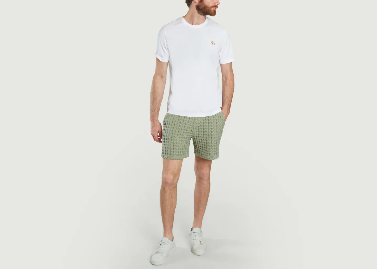 Short en Coton Gaufré Porto OAS company