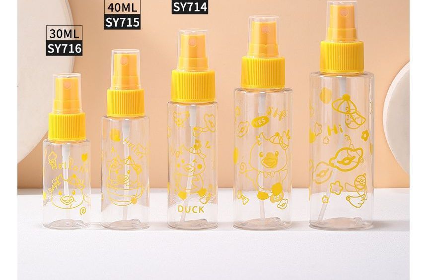 YOUSHA - Bedrukte plastic spuitfles (verschillende ontwerpen)