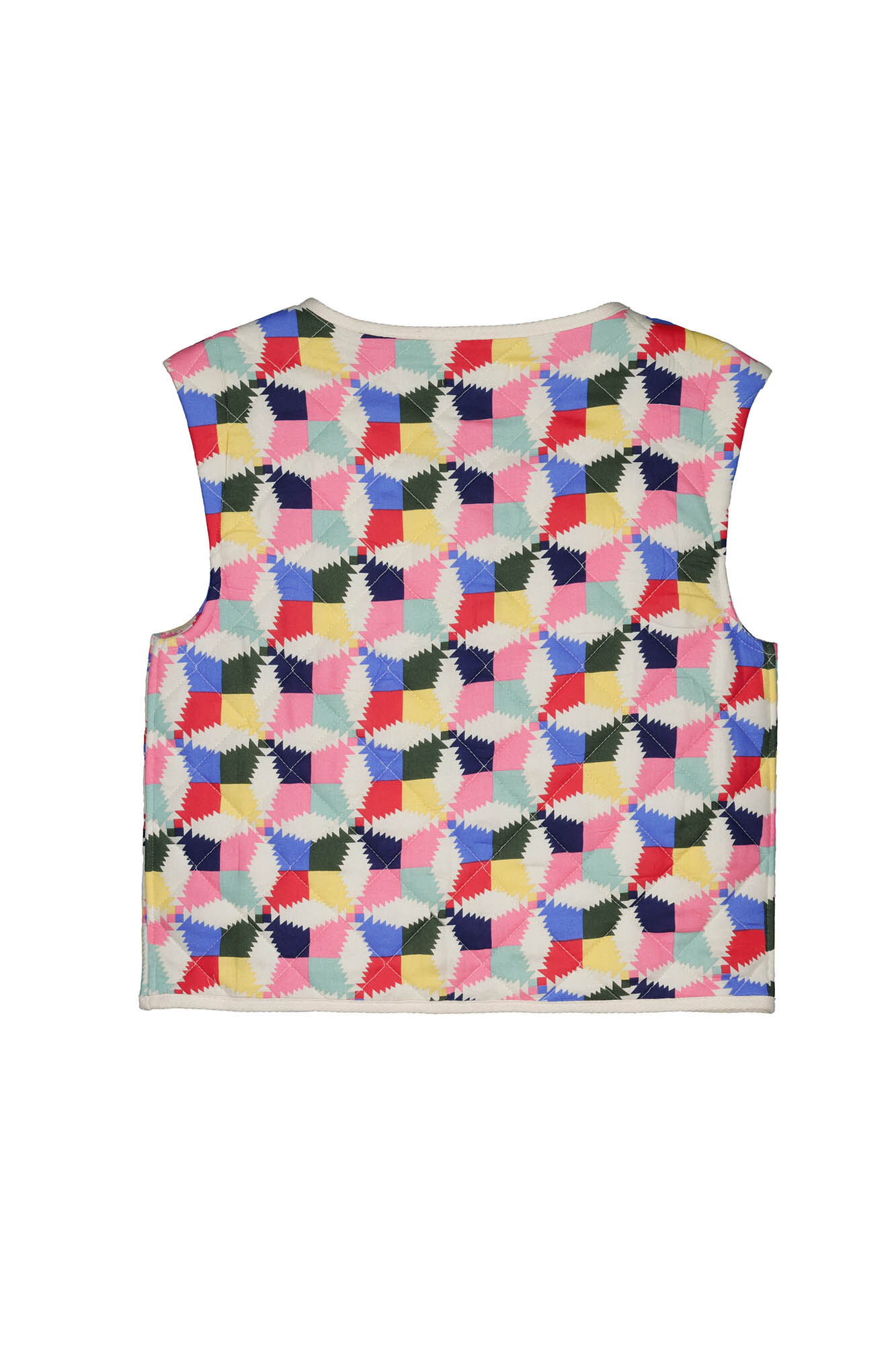 Chaleco Acolchado Multicolor - rosa