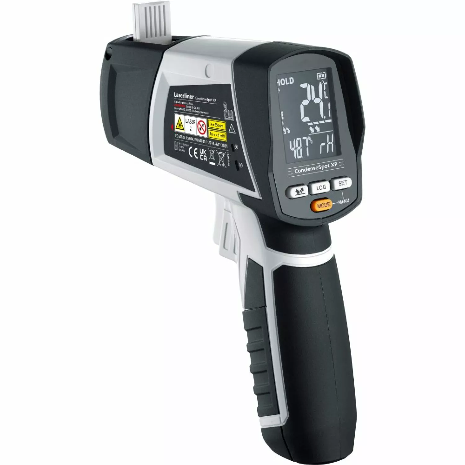 Laserliner CondenseSpot XP Multifunctionele infrarood thermometer -bluetooth - bereik -40°C t/m 800°C