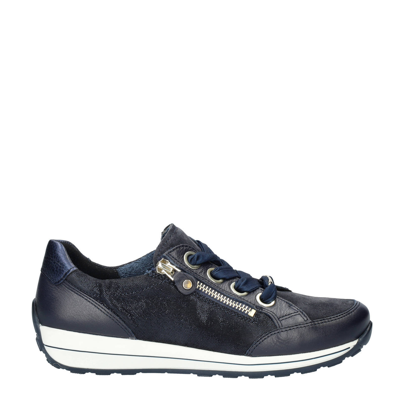 Ara Osaka  leren veterschoenen blauw