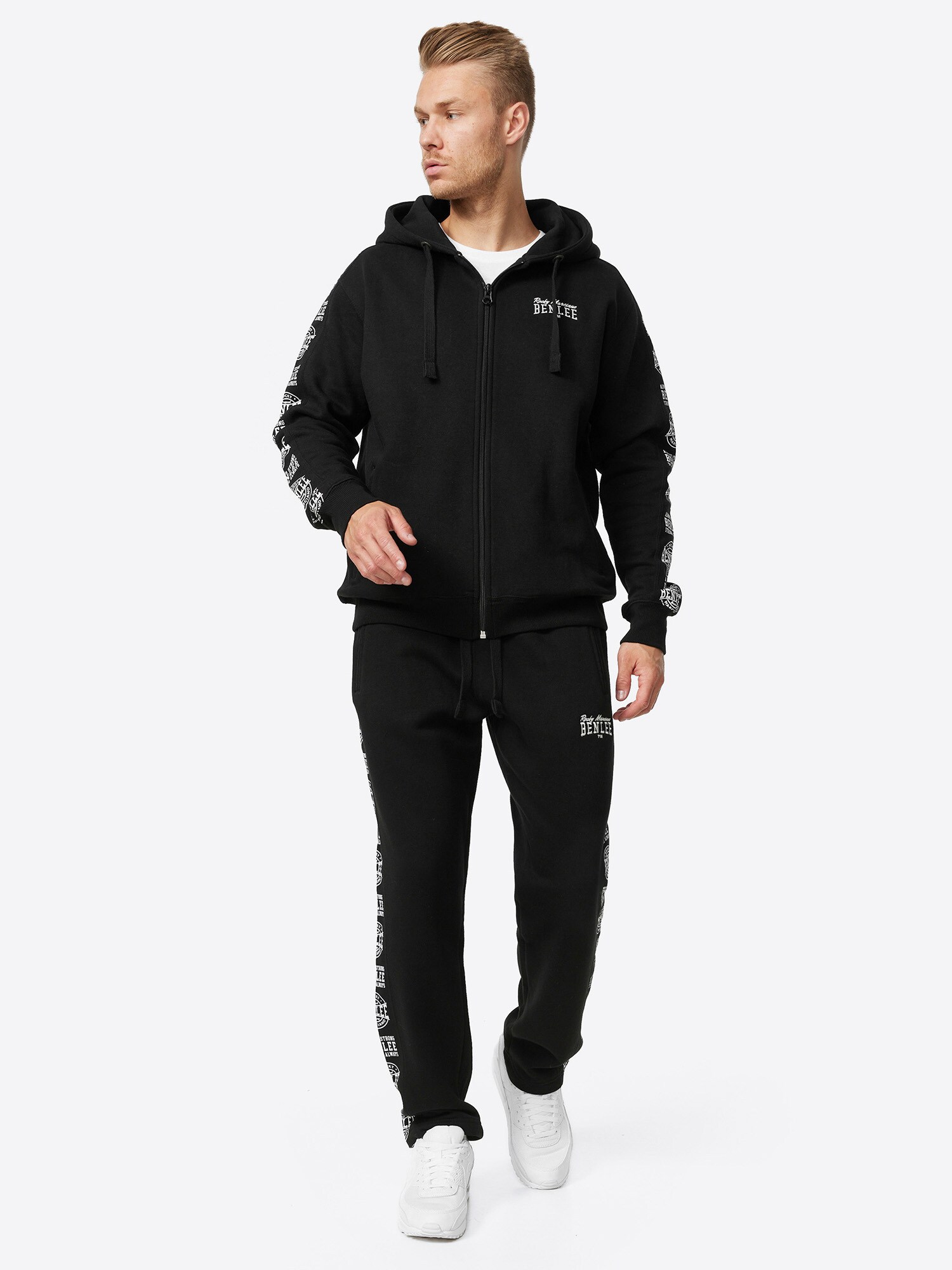 BENLEE Herren Kapuzensweatjacke mit Reißverschluss normale Passform KEMPTON