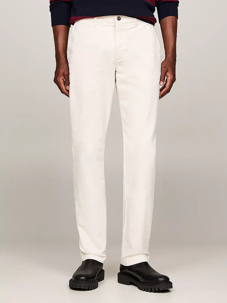 TOMMY HILFIGER Cordhose creme