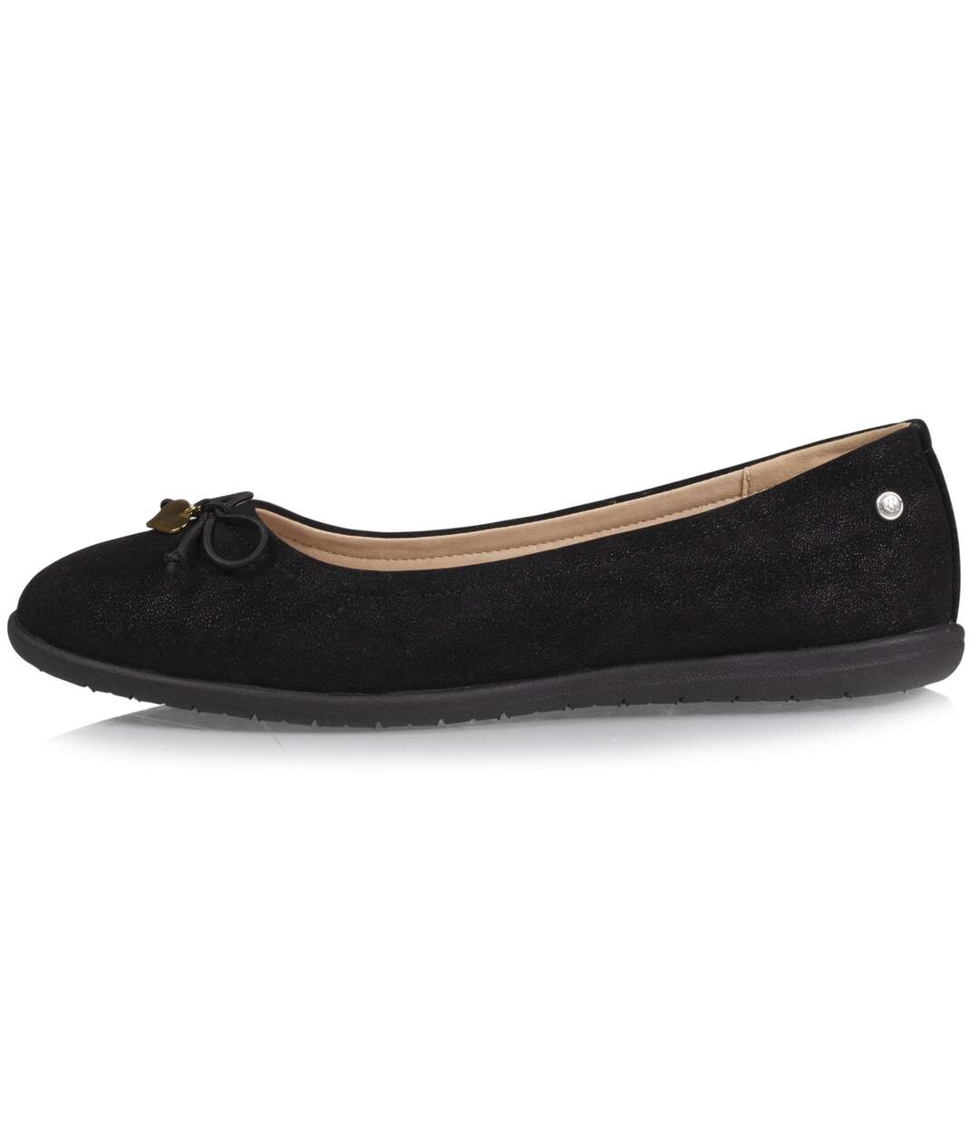 Isotoner Ballerines femme avec charms et petit nœud