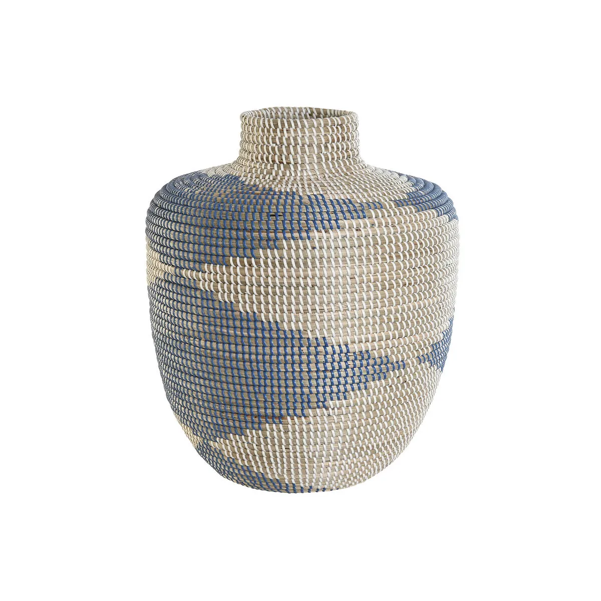 DKD Home Decor Vase - Naturel Bleu Herbier