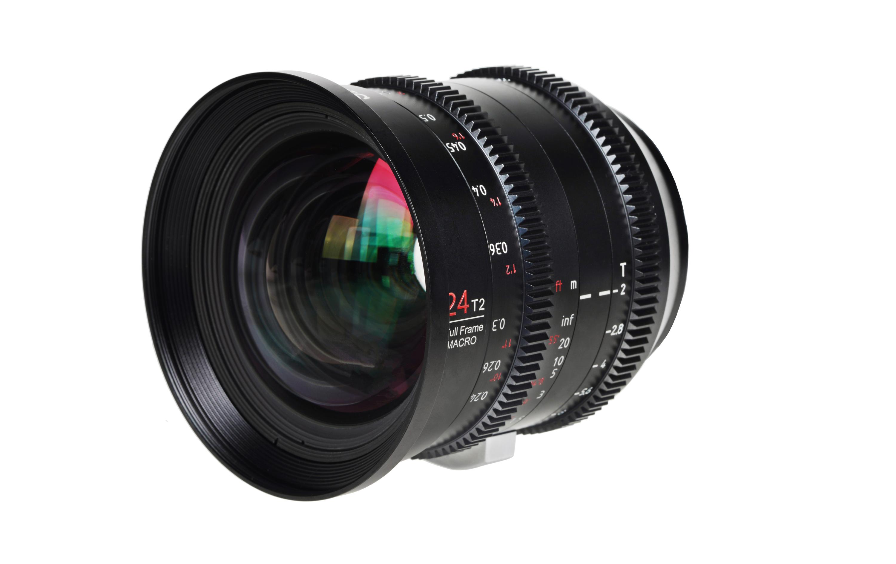 Festbrennweite 24mm T2 Full-frame Marco Cine Lens – Canon EF<br>Makro-Vollformat-Filmobjektiv