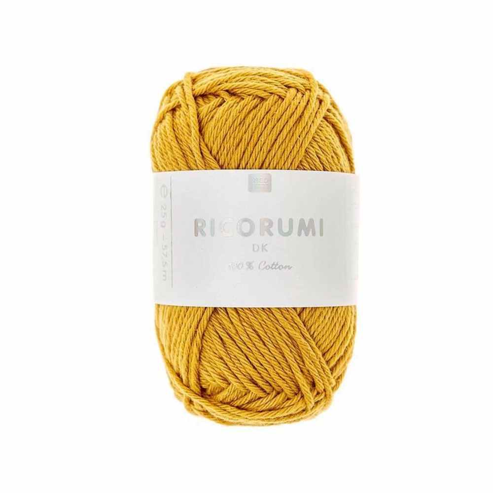 Pelote de coton - moutarde - 57,5 m
