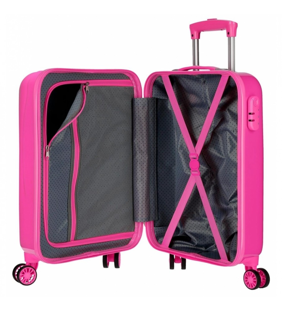 Mala de cabine Disney Encanto Mirabel, fúcsia - 38x55x20cm -