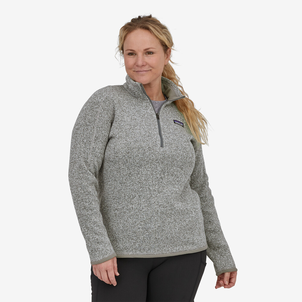 Damen-Fleecepullover „Better Sweater“ mit 1/4-Reißverschluss