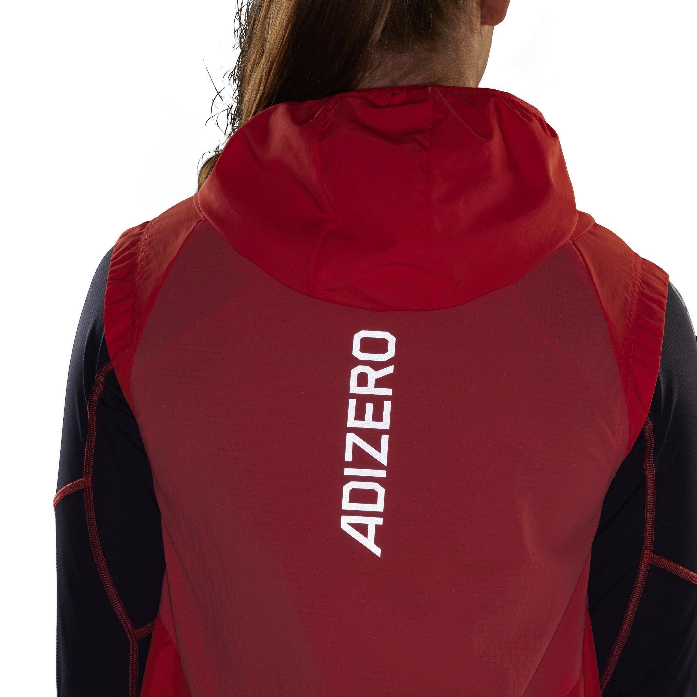 adidas Adizero Half Zip Running Vest Womens