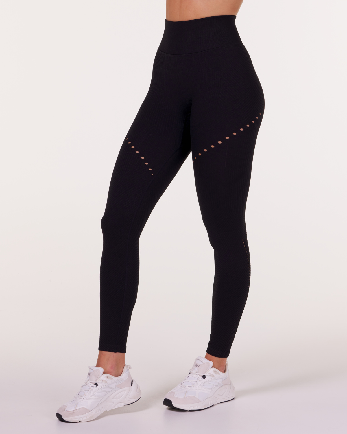 LEVITY SETT Balance Herringbone Seamless Black Marl