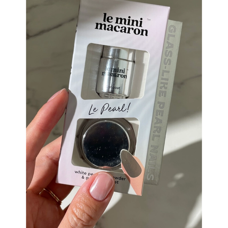 Le Mini Macaron Le Glazed Chrome Powder Set