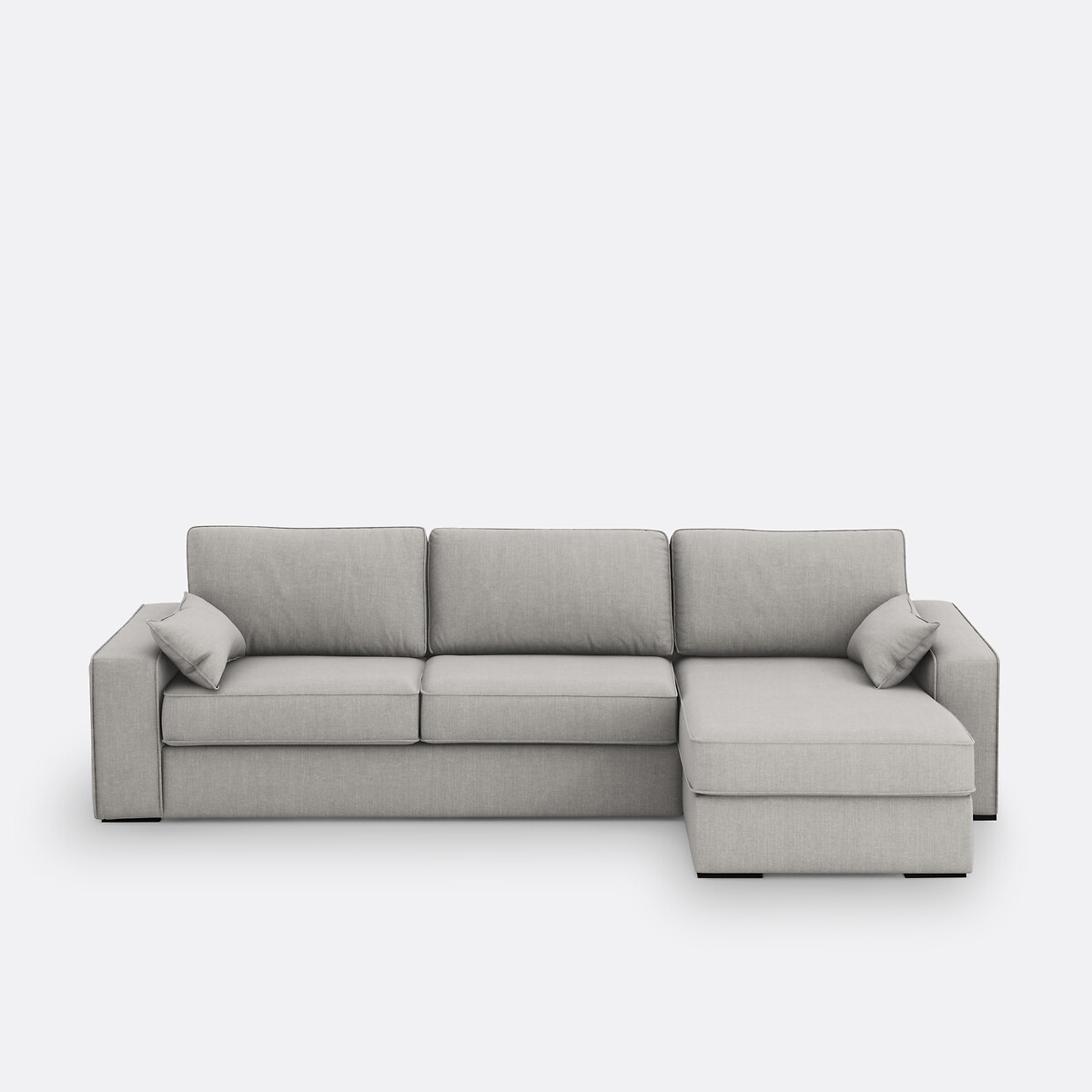 LA REDOUTE INTERIEURS<br>Sofá cama de canto, algodão/linho, Bultex, Cécilia