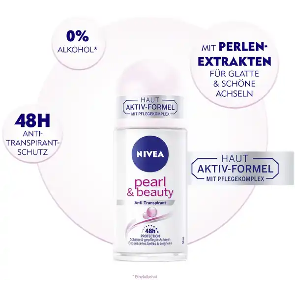 Anti-Transpirant Roll-on Pearl & Beauty