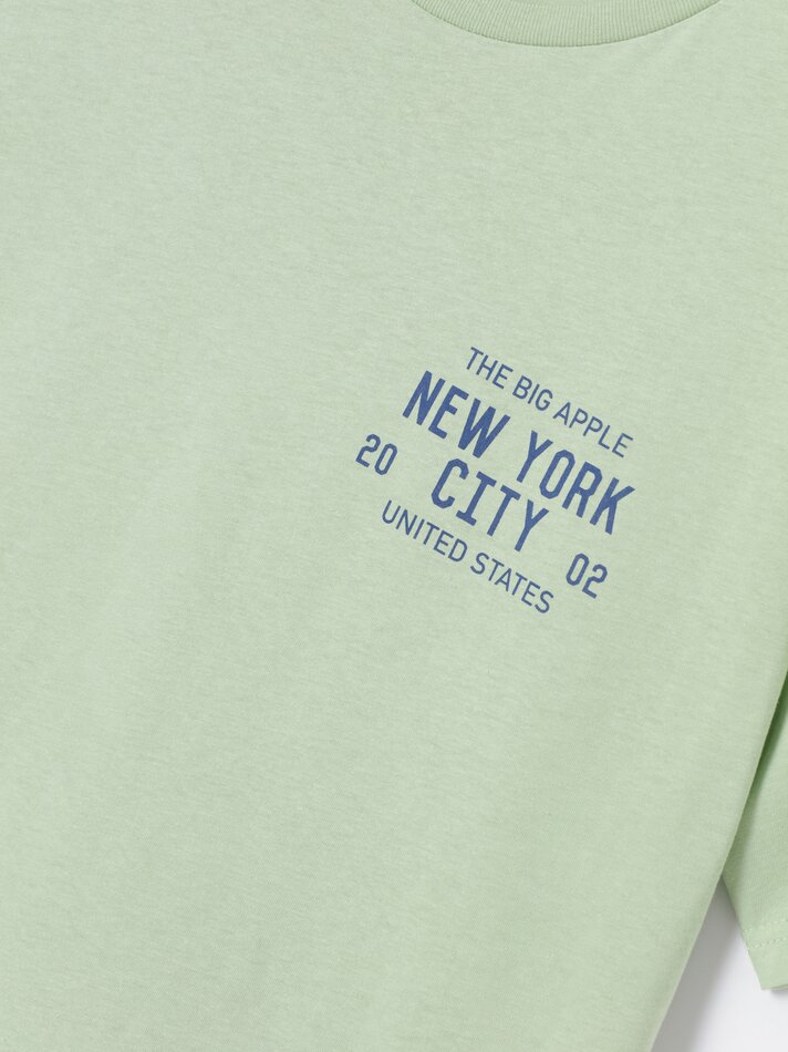 Camiseta com estampa - Verde Claro