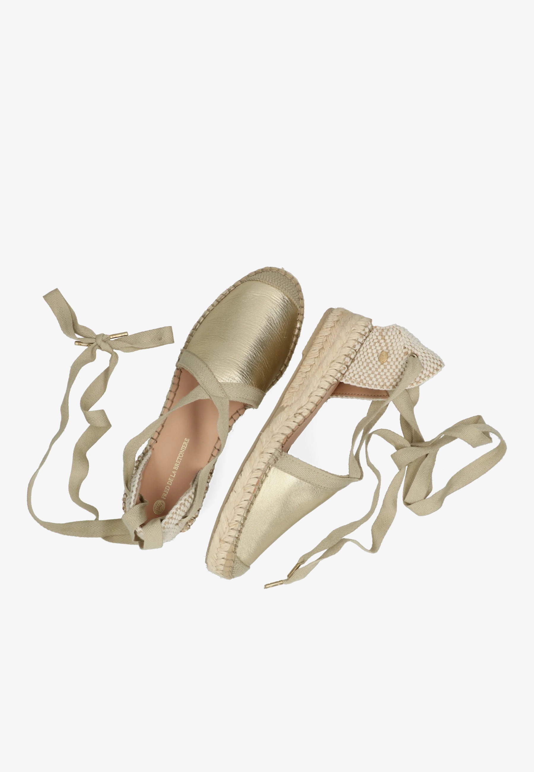 ROMI LUZ Espadrille metallic Light Gold