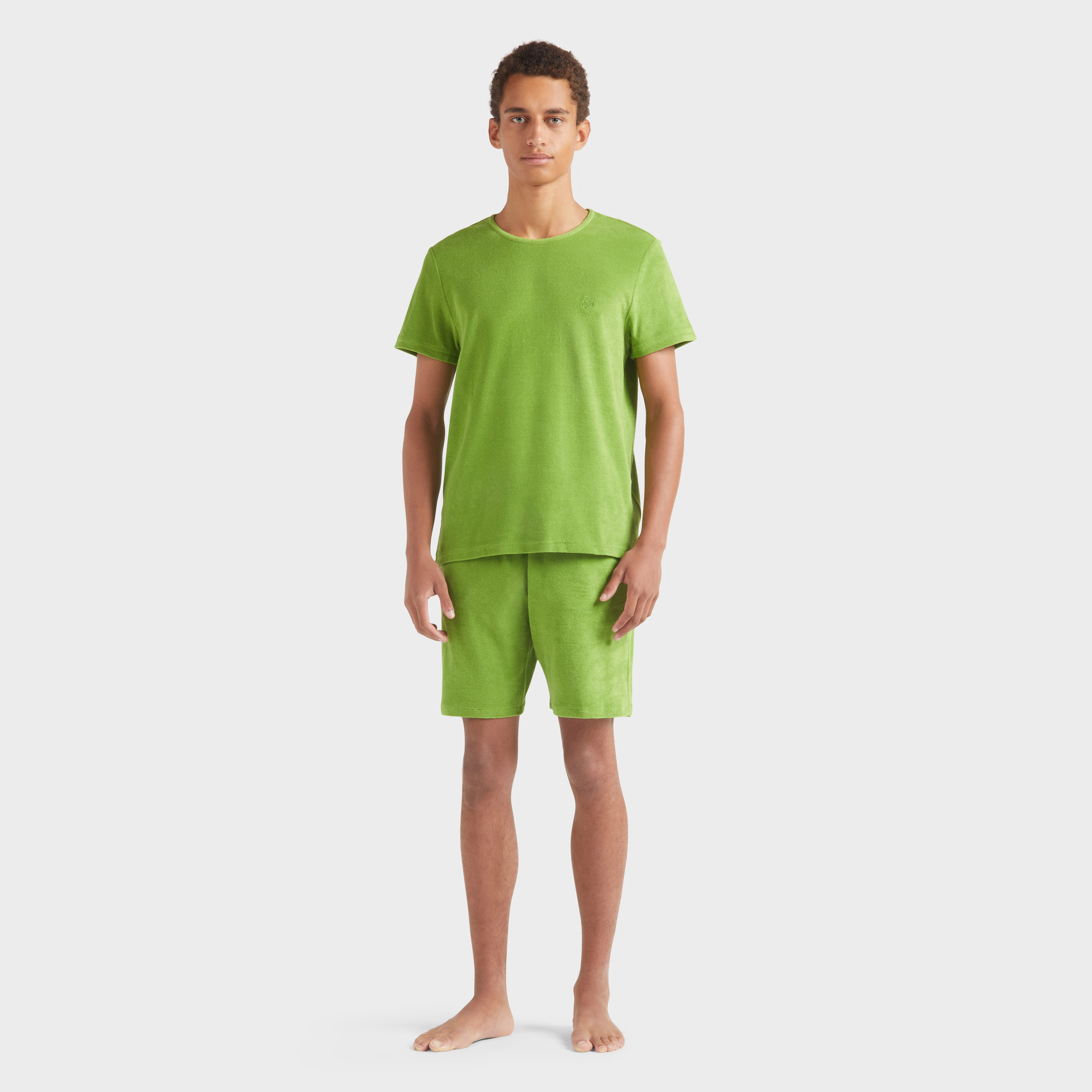 T-shirt col rond en éponge