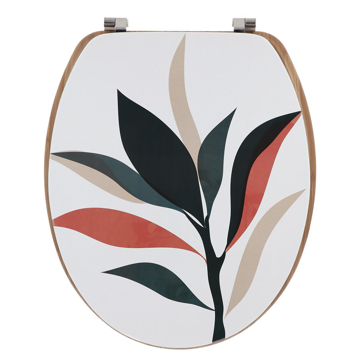 ABATTANT WC 18 POUCES COUVERCLE DESIGN IMPRIMEE BUCOLIQUE
