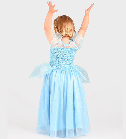 Den Goda Fen Kostüm - Dress Princess m. Tiara