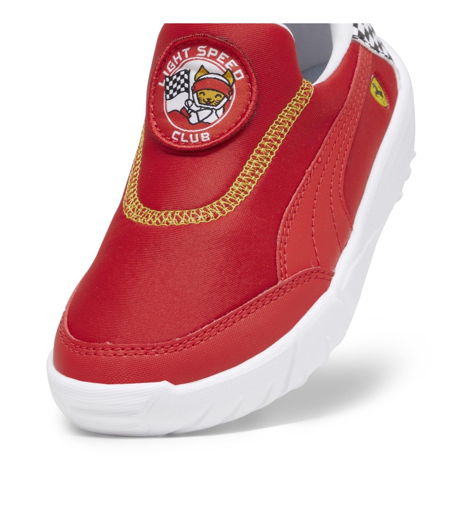 Tênis Puma Ferrari Bao Kart vermelho