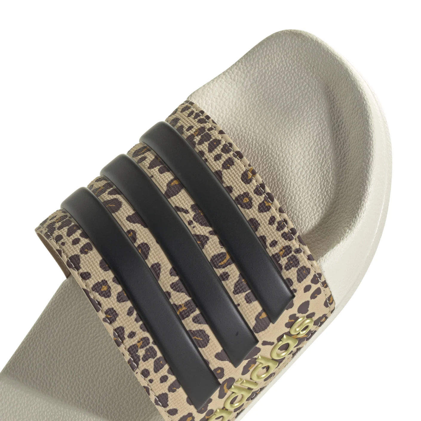Adidas Adilette Shower Slippers Camo Wit Zwart Goud