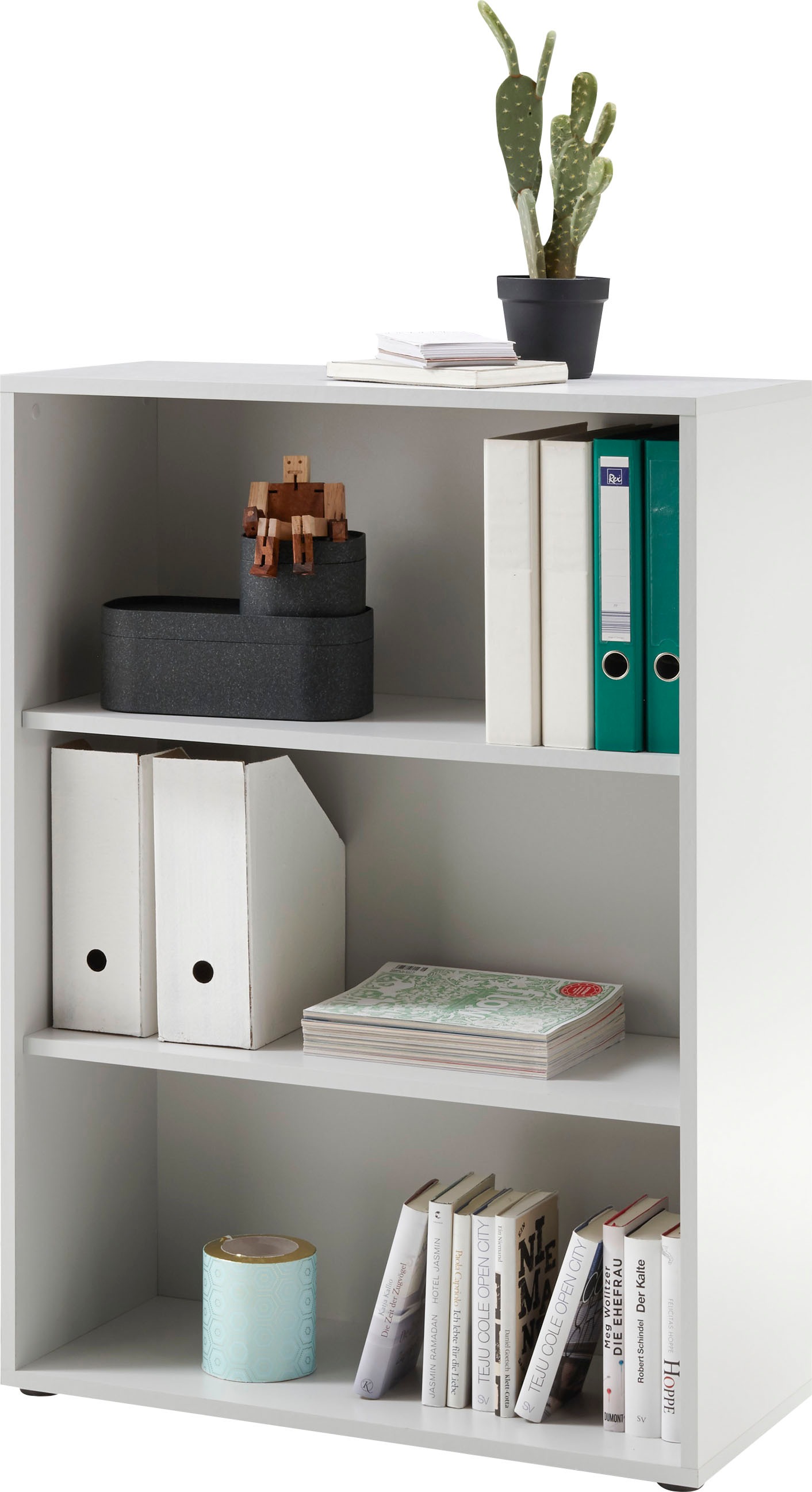 BEGA OFFICE Aktenregal »Pronto« Büroregal Lichtgrau, Bücherregal mit offenen Fächer