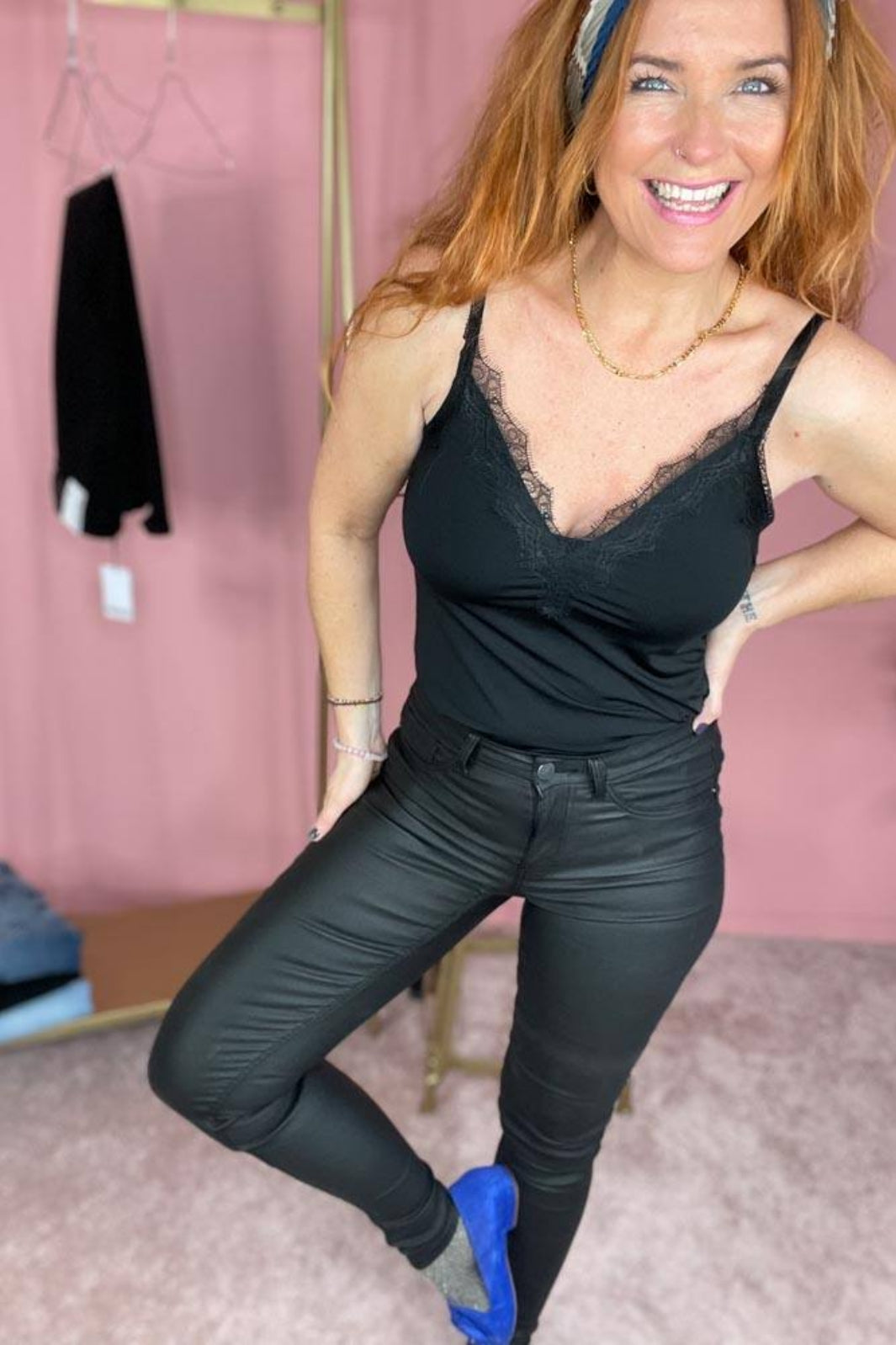 Rosemunde Strap Top black