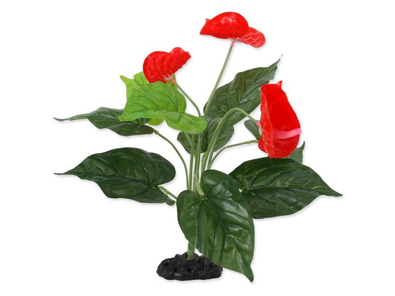 Repti Planet Anthurium, 40 cm Künstliche Pflanze im realistischen Design